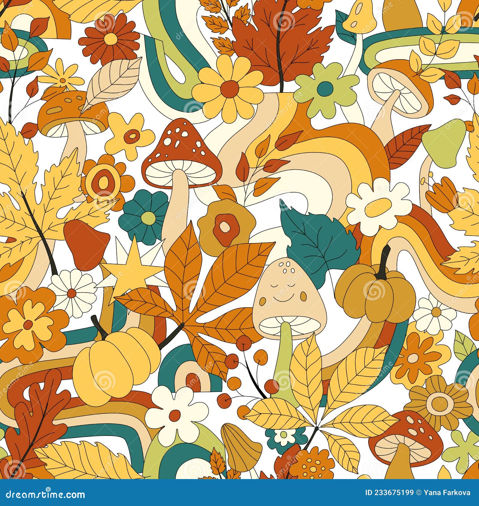 Download 70s Groovy Background Colorful Flower Pattern Drawing  Wallpapers com