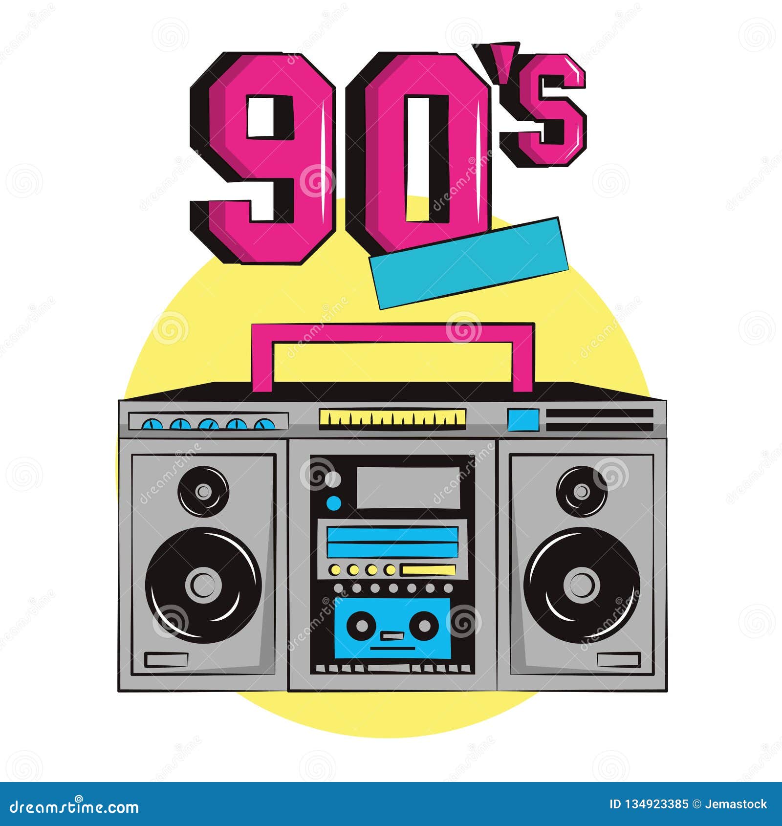 90s retro radio stereo stock vector. Illustration of geometric - 134923385 90s retro radio stereo stock vector. Illustration of geometric - 134923385