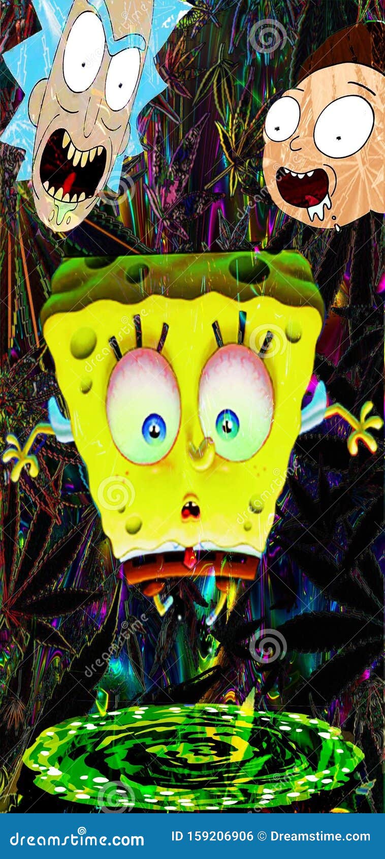 S10+ Rick and Morty Spongebob Editorial Photo - Image of morty, phone:  159206906