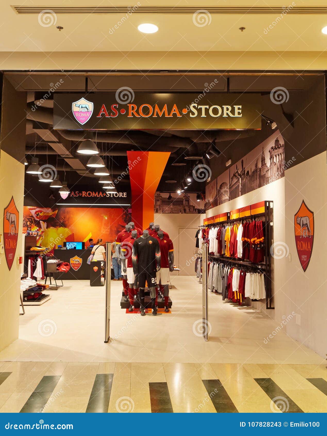 A.S. Roma Store In Rome, Italy Editorial Stock Photo - Image Of Original,  Market: 107828243
