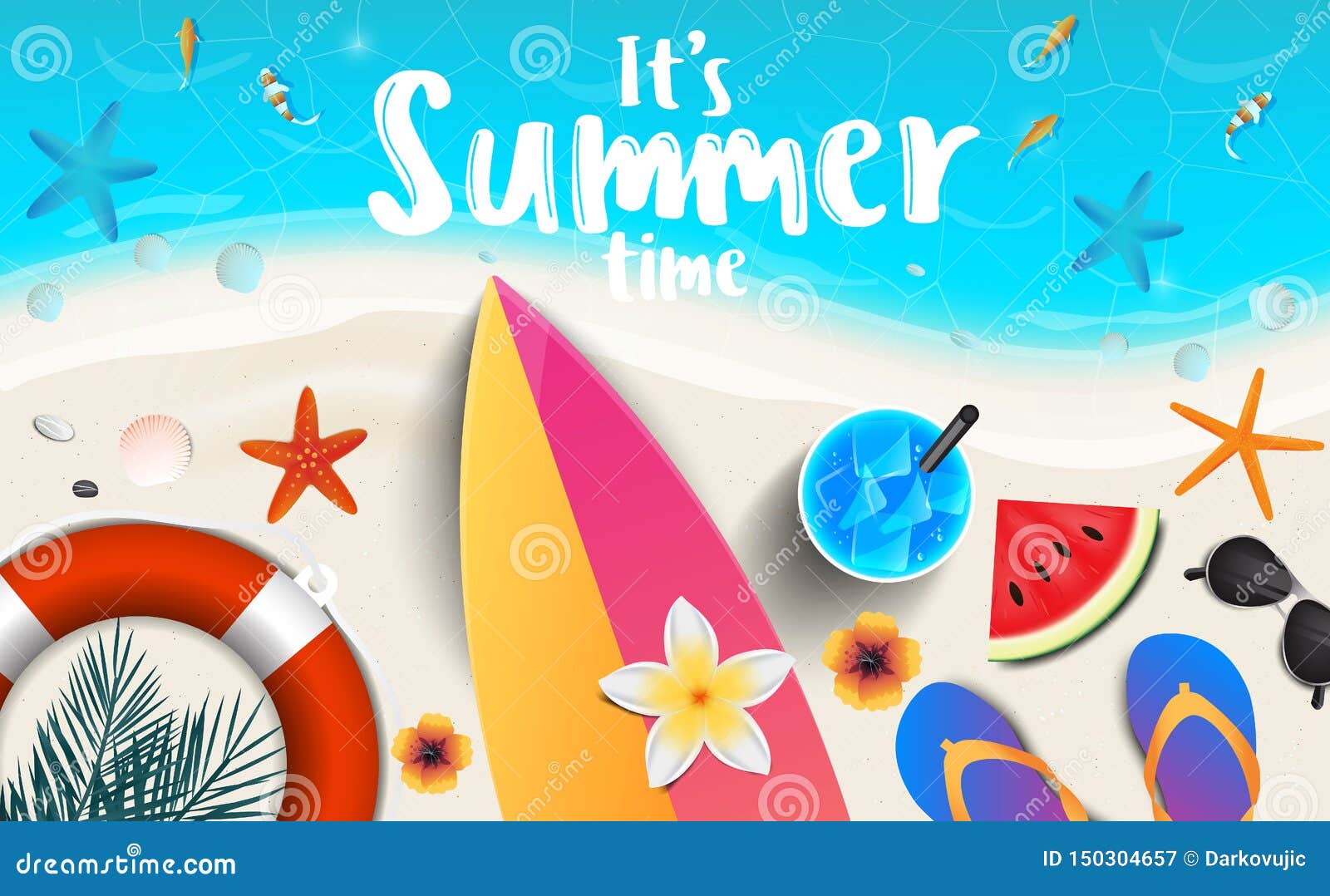 Summer Background Design 2019 3 Stock Vector - Illustration of banner ...