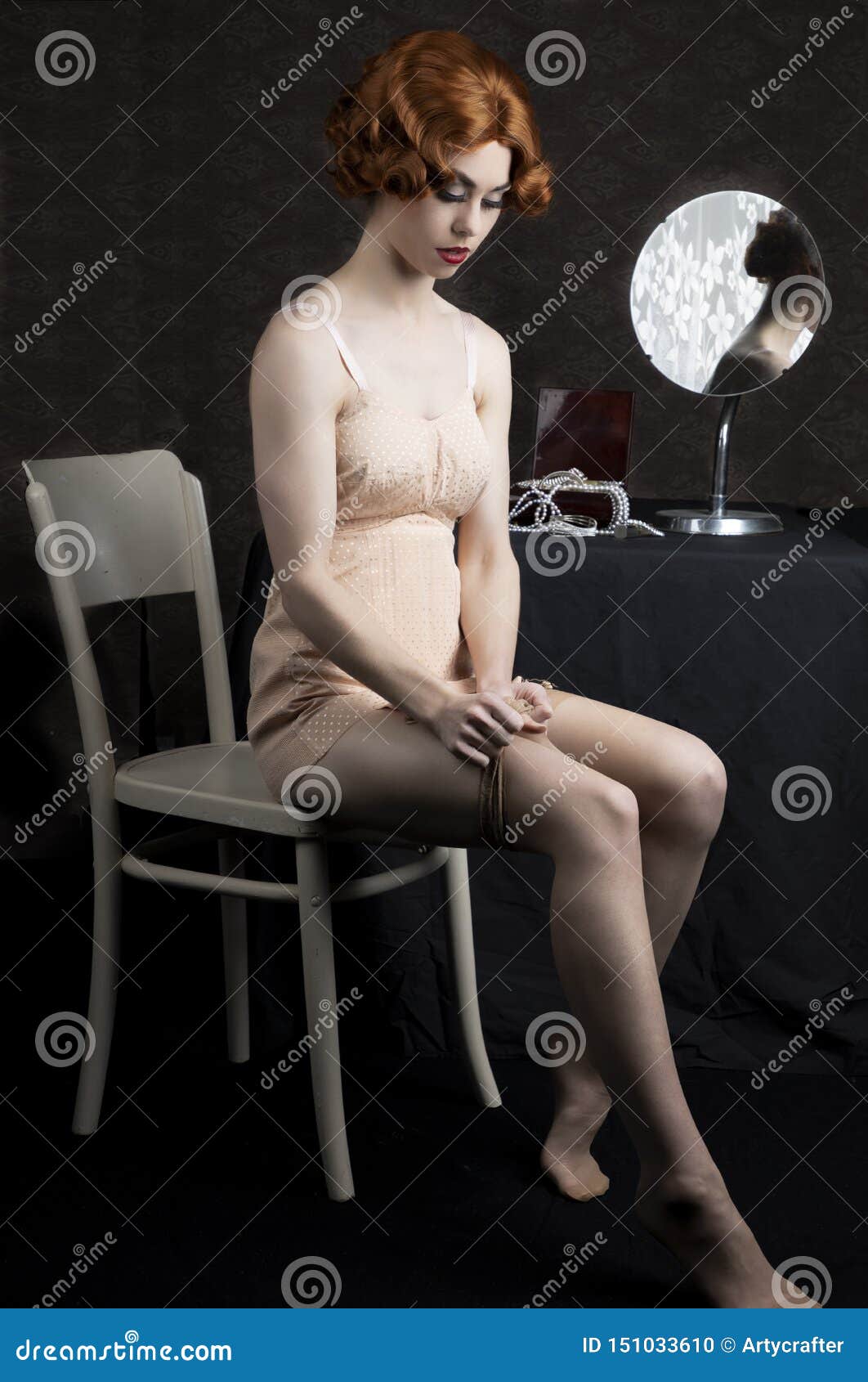 Girdle Stockings Stock Photos - Free & Royalty-Free Stock Photos from  Dreamstime