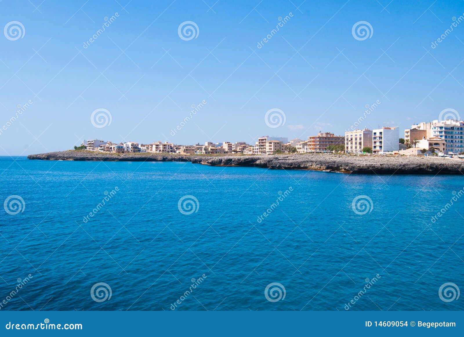 sa coma cape and mediterranean sea, majorca island