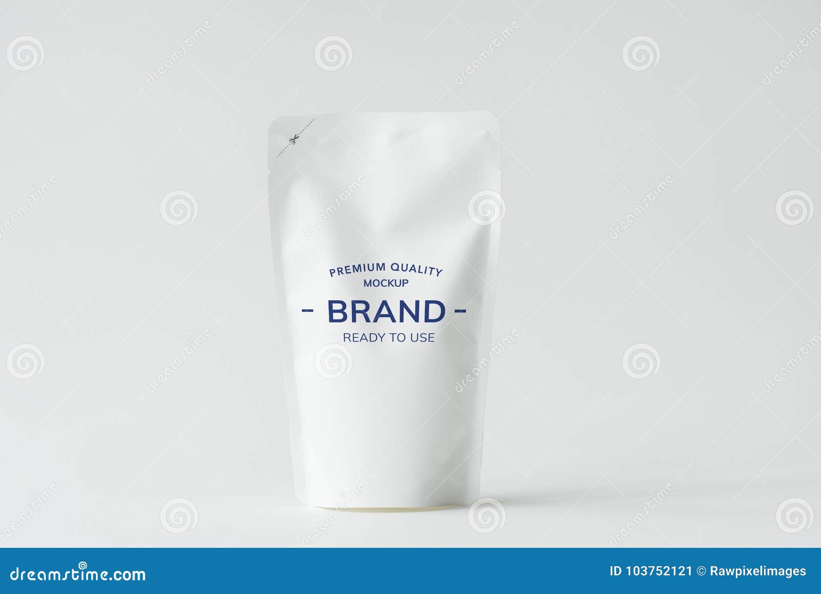 Sachet Mockup Logo Label Isolated Stock Image - Image of pouch, mockup