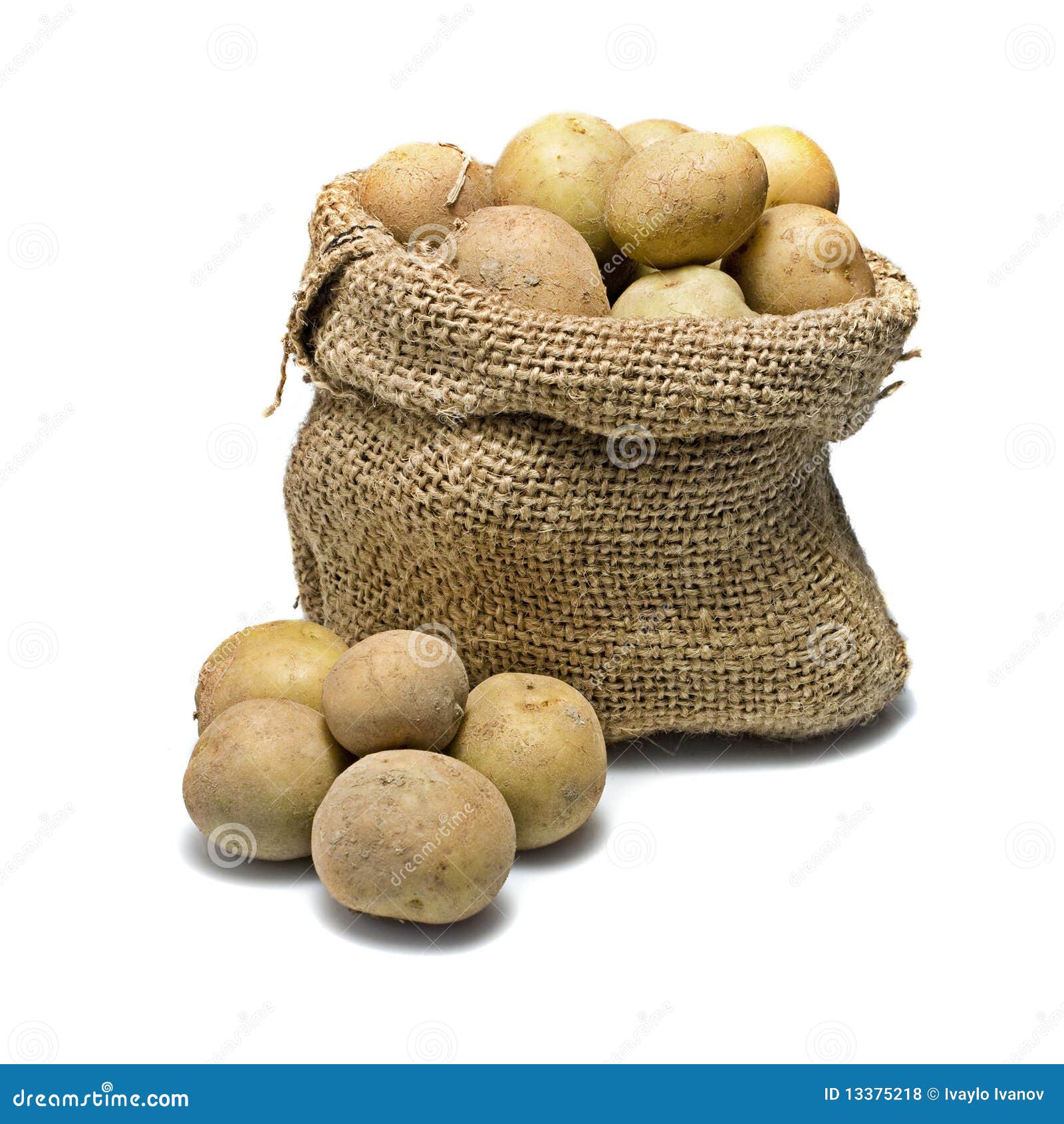 Sack Kartoffeln Stockfoto Bild Von Kartoffeln Sack