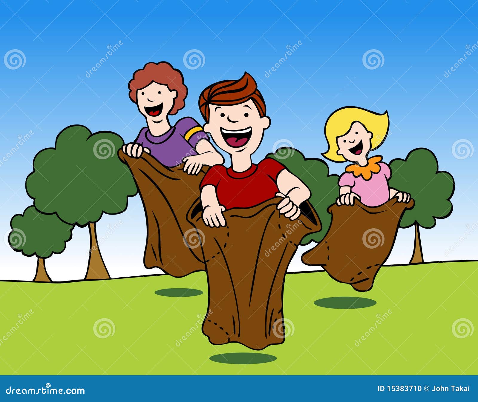Sack Race Stock Photo - Image: 15383710