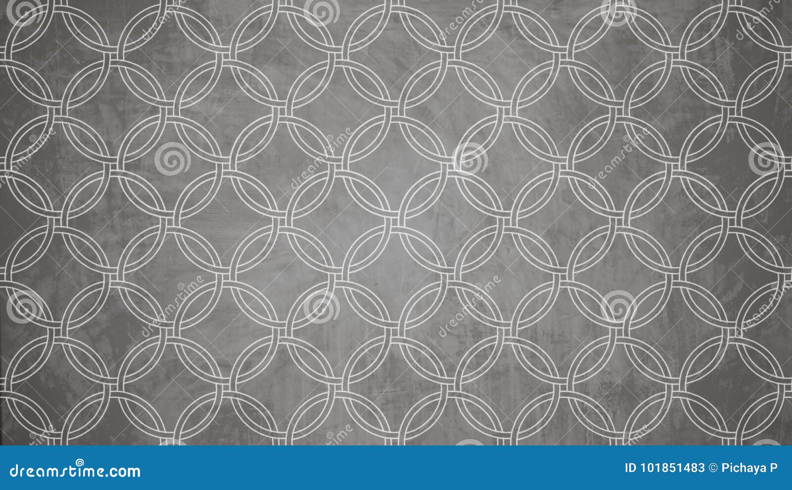 Sacred Geometry Circle Stamp Pattern Shape On Wall Pattern Texture