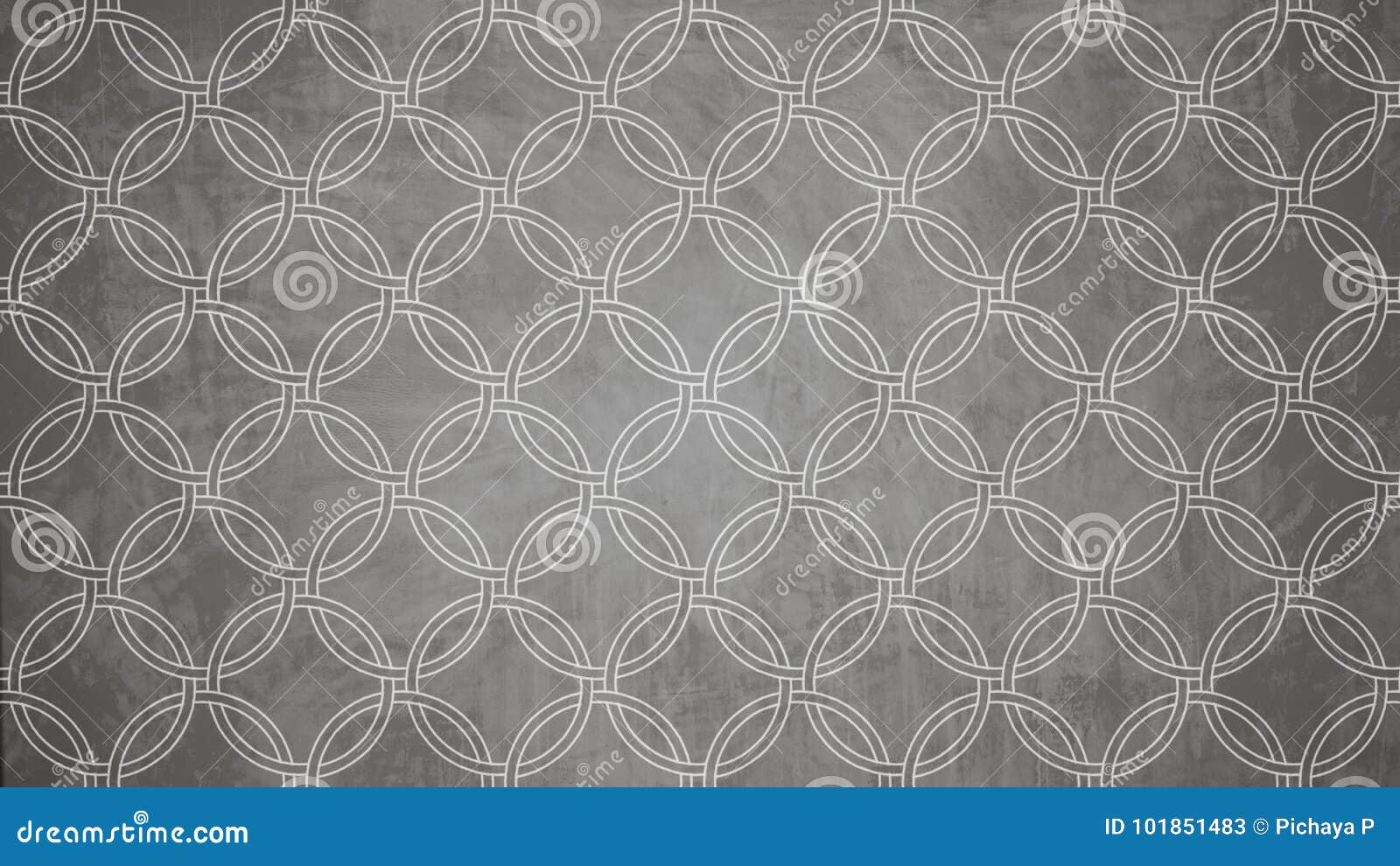 Sacred Geometry Circle Stamp Pattern Shape On Wall Pattern Texture