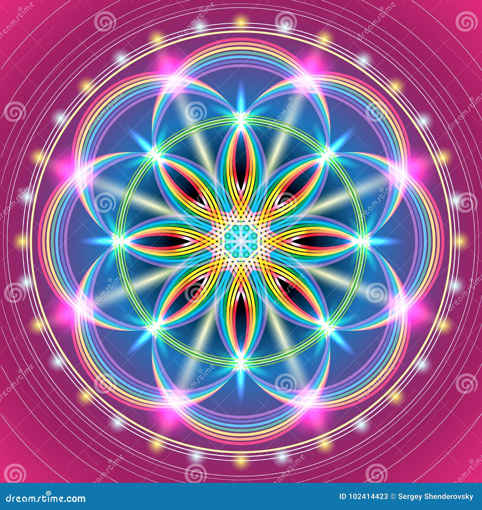 sacred geometry flower