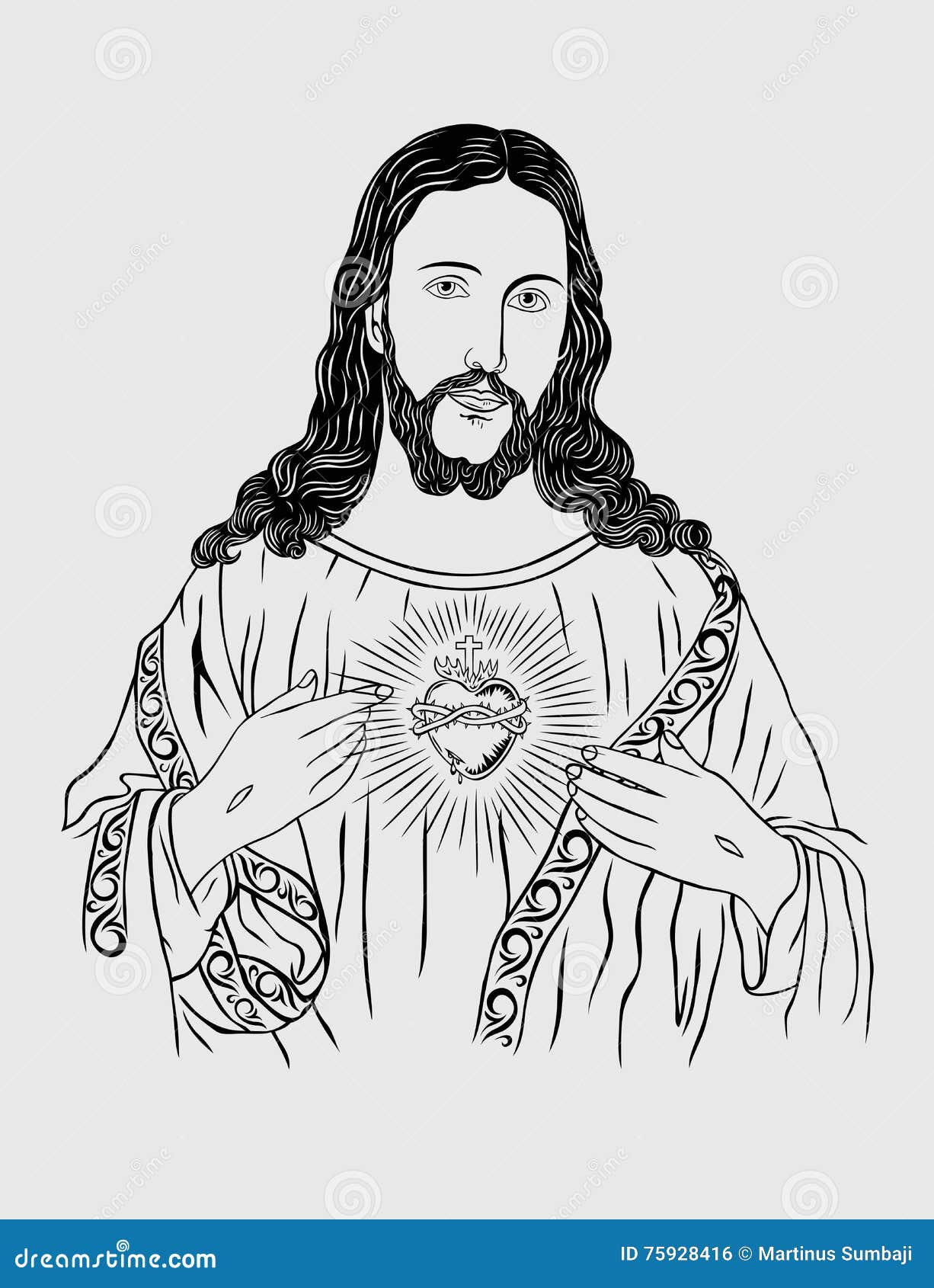 https://thumbs.dreamstime.com/z/sacred-heart-jesus...