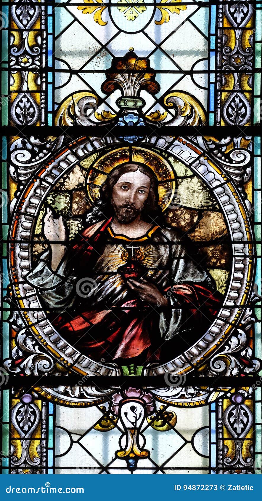 Sacred heart of Jesus stock image. Image of history, landmark - 94872273