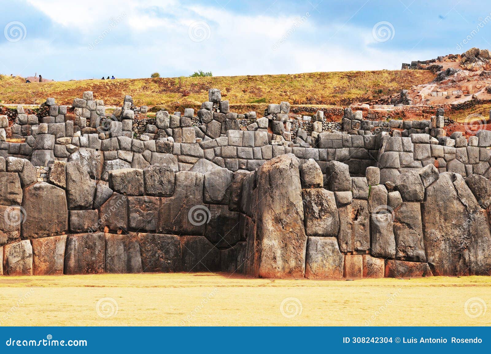 sacsayhuaman, ruinas incas en cusco, peru