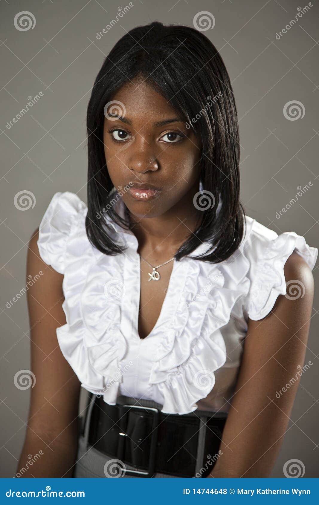 African American Tween Girls Faces