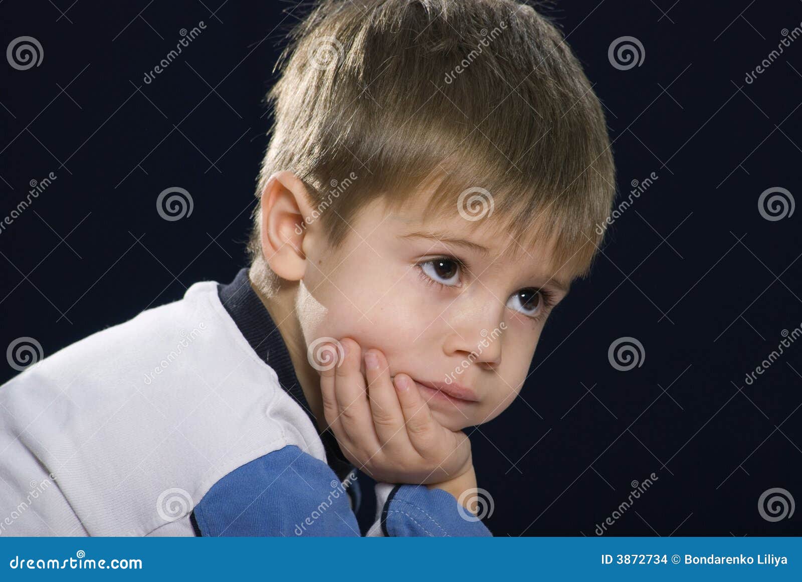 Sad Baby Stock Images Image 3872734