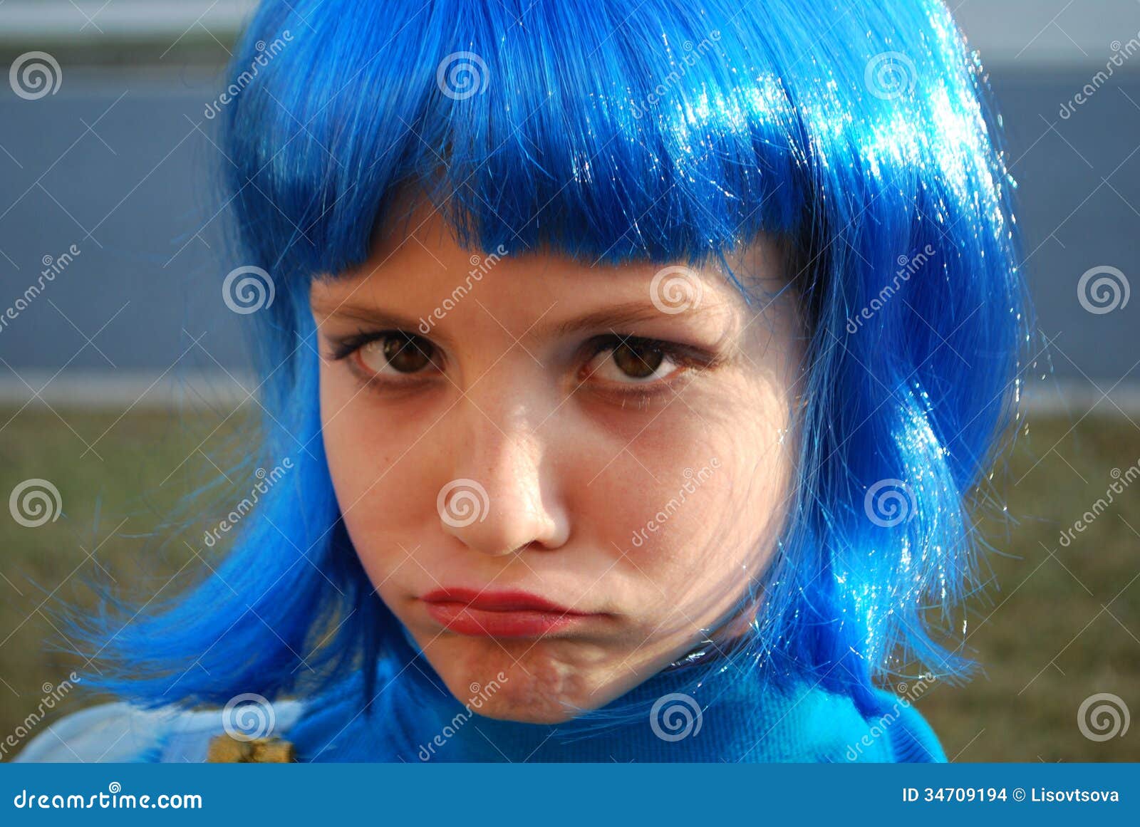 blue girl hair asheville