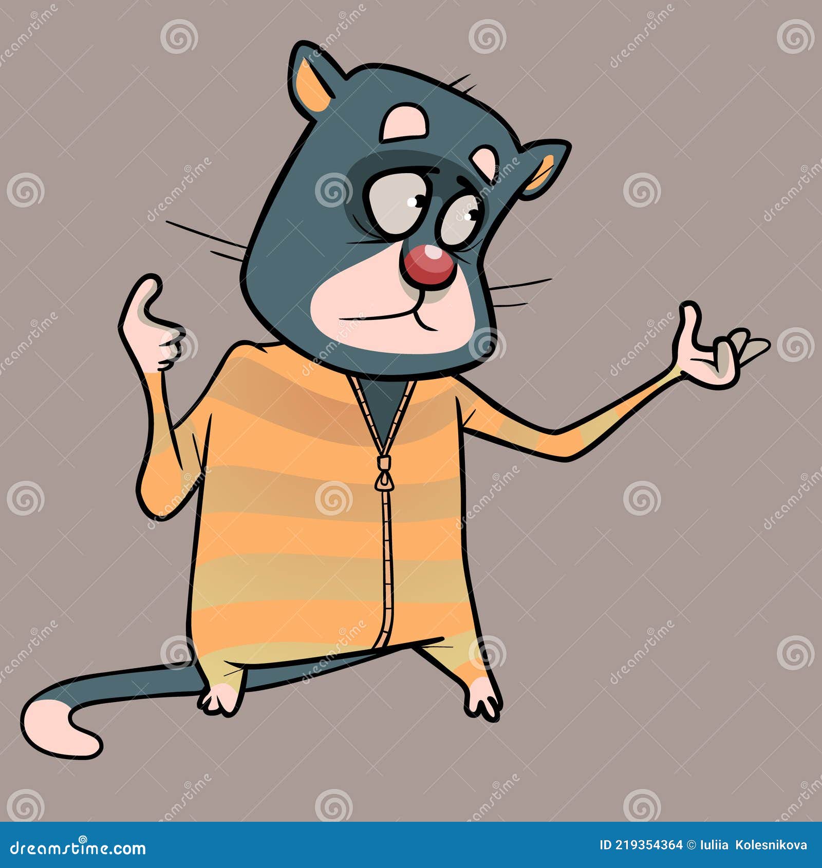Sad Cartoon Gray Cat in Overalls Shows His Hand To the Side Stock Vector - Illustration of exhibition, path: 219354364 Sad Cartoon Gray Cat in Overalls Shows His Hand To the Side Stock Vector - Illustration of exhibition, path: 219354364