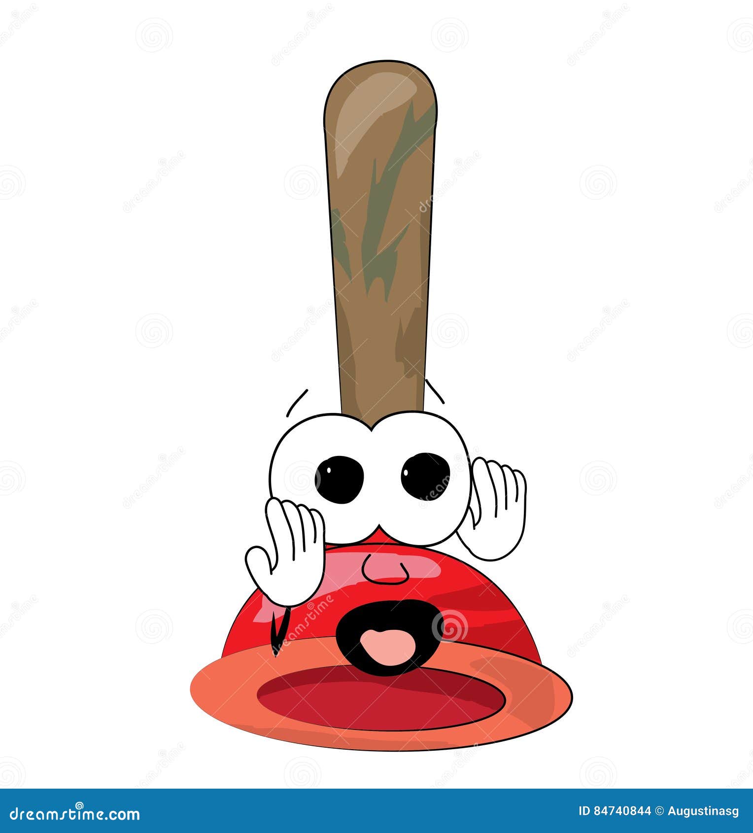 Sad cub plunger stock illustration. Illustration of depressed 84740844