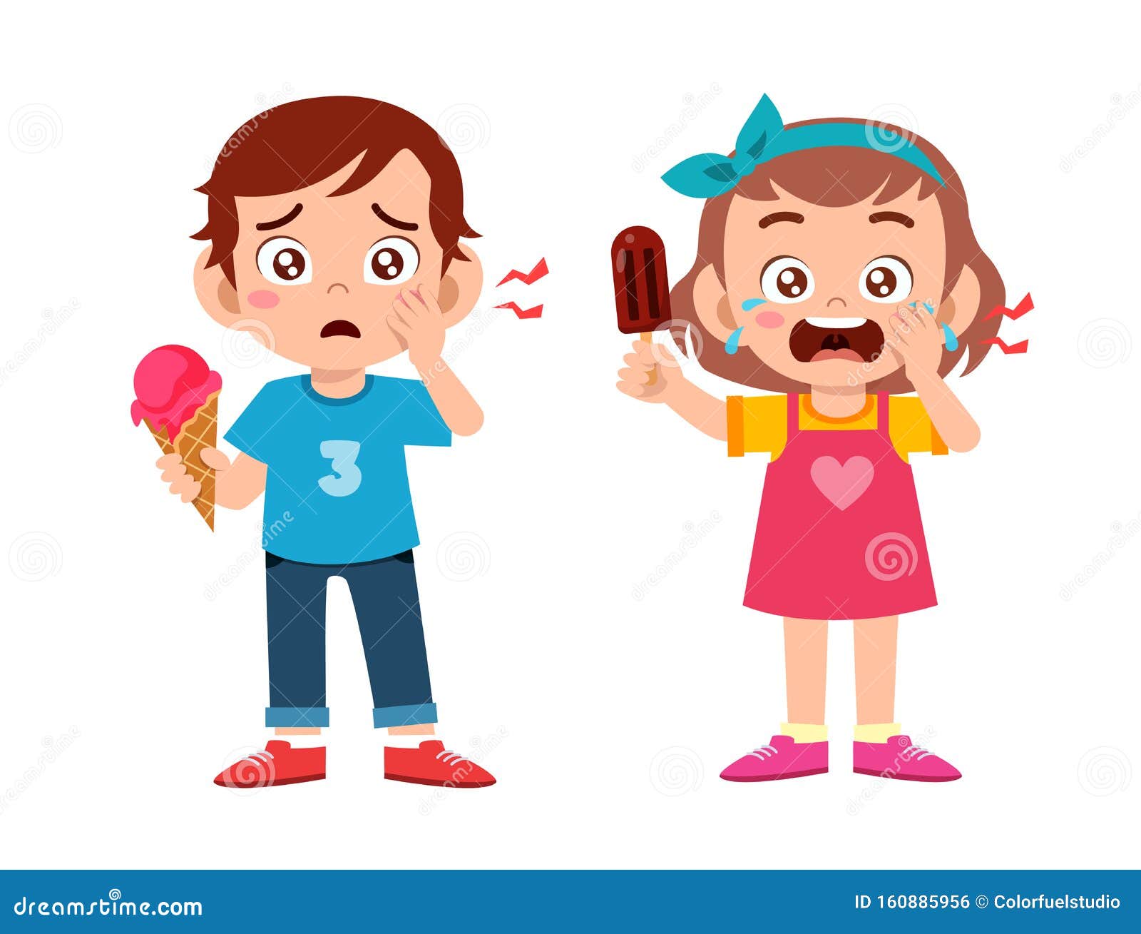 Decayed Tooth Teeth Problem From Ice Cream Stock Illustration - Download  Image Now - Bad Condition, Care, Cartoon - iStock