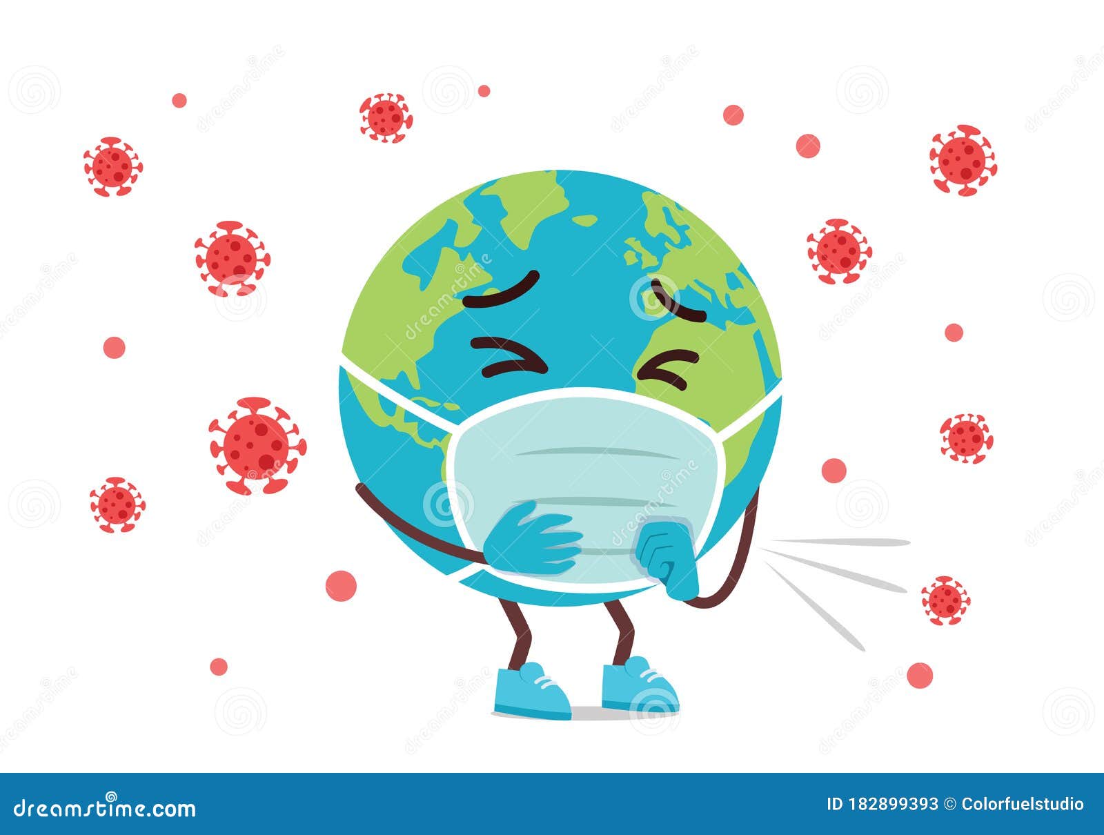 Sad Earth Cartoon Mascot Infected with Corona Virus Stock Vector - Illustration of cartoon, bacteria: 182899393 Sad Earth Cartoon Mascot Infected with Corona Virus Stock Vector - Illustration of cartoon, bacteria: 182899393