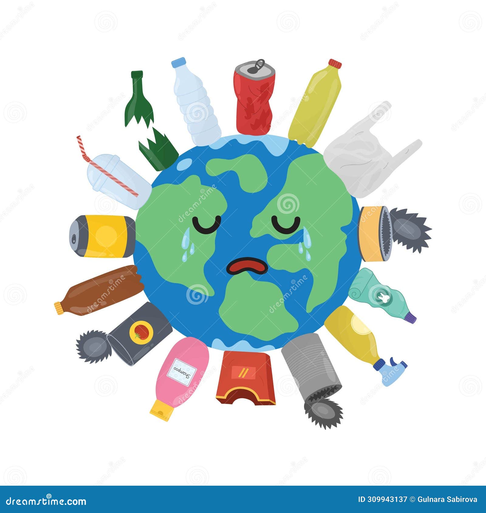 Half Globe Desert With Pollution And Half Globe With Alternative Energy  Icon Cartoon Vector Illustration Graphic Design Royalty Free SVG, Cliparts,  Vectors, and Stock Illustration. Image 123033249.