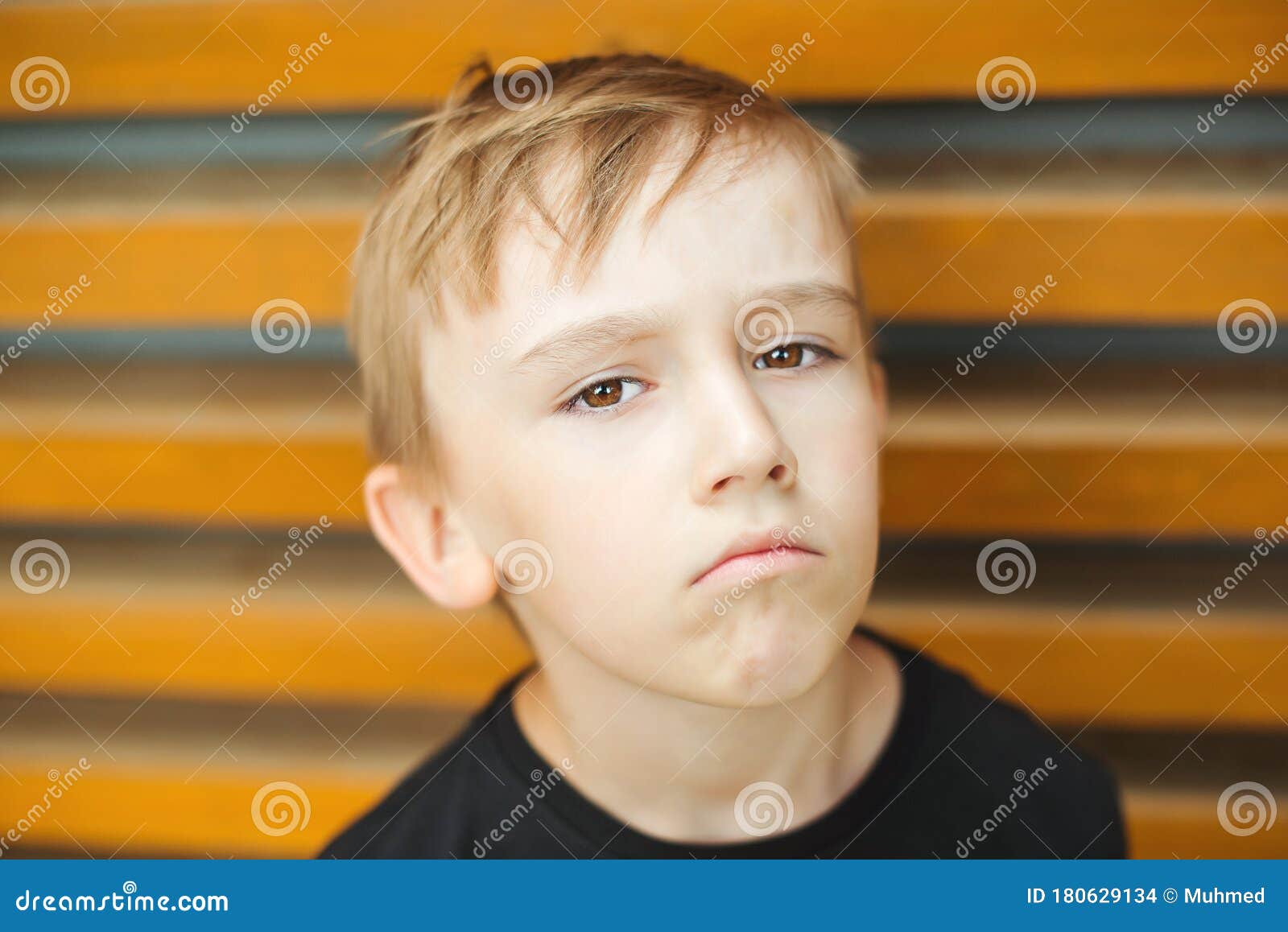Sad Emotional Boy. Human Emotions, Facial Expression Concept Stock ...