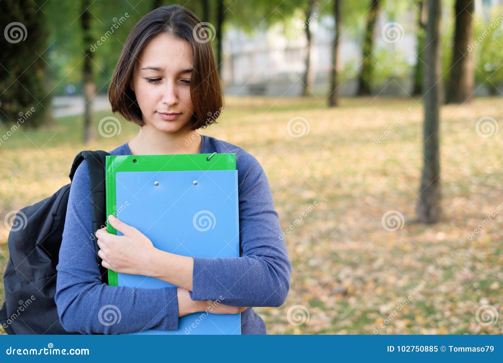 worried and flunked student after failure at school