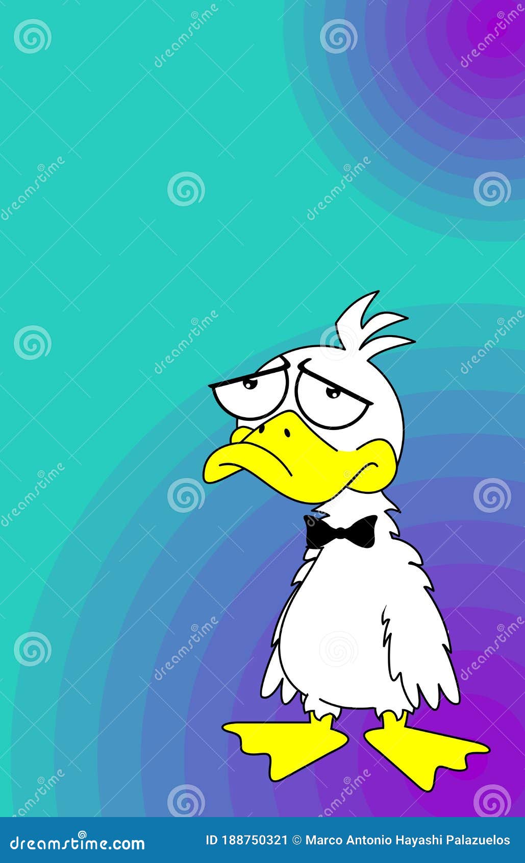 Sad Funny Duck Cartoon Background Stock Vector - Illustration of edit, adorable: 188750321 Sad Funny Duck Cartoon Background Stock Vector - Illustration of edit, adorable: 188750321