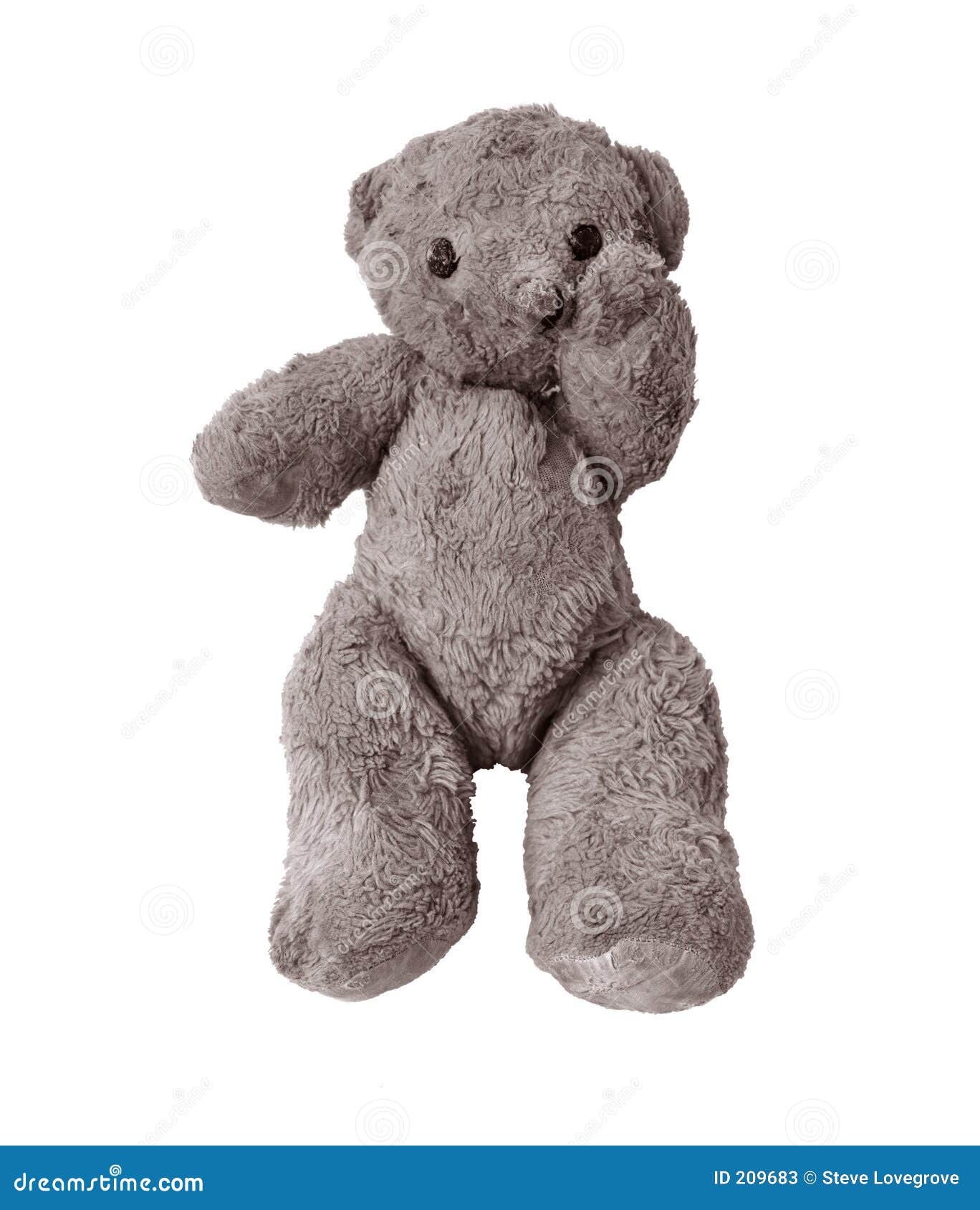 Sad and Lonely Teddy Bear stock image. Image of children 209683