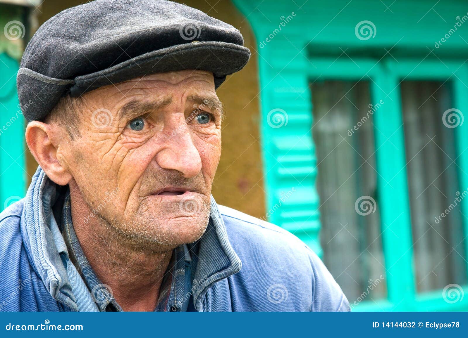 Sad Old Man Stock Photography Image 14144032