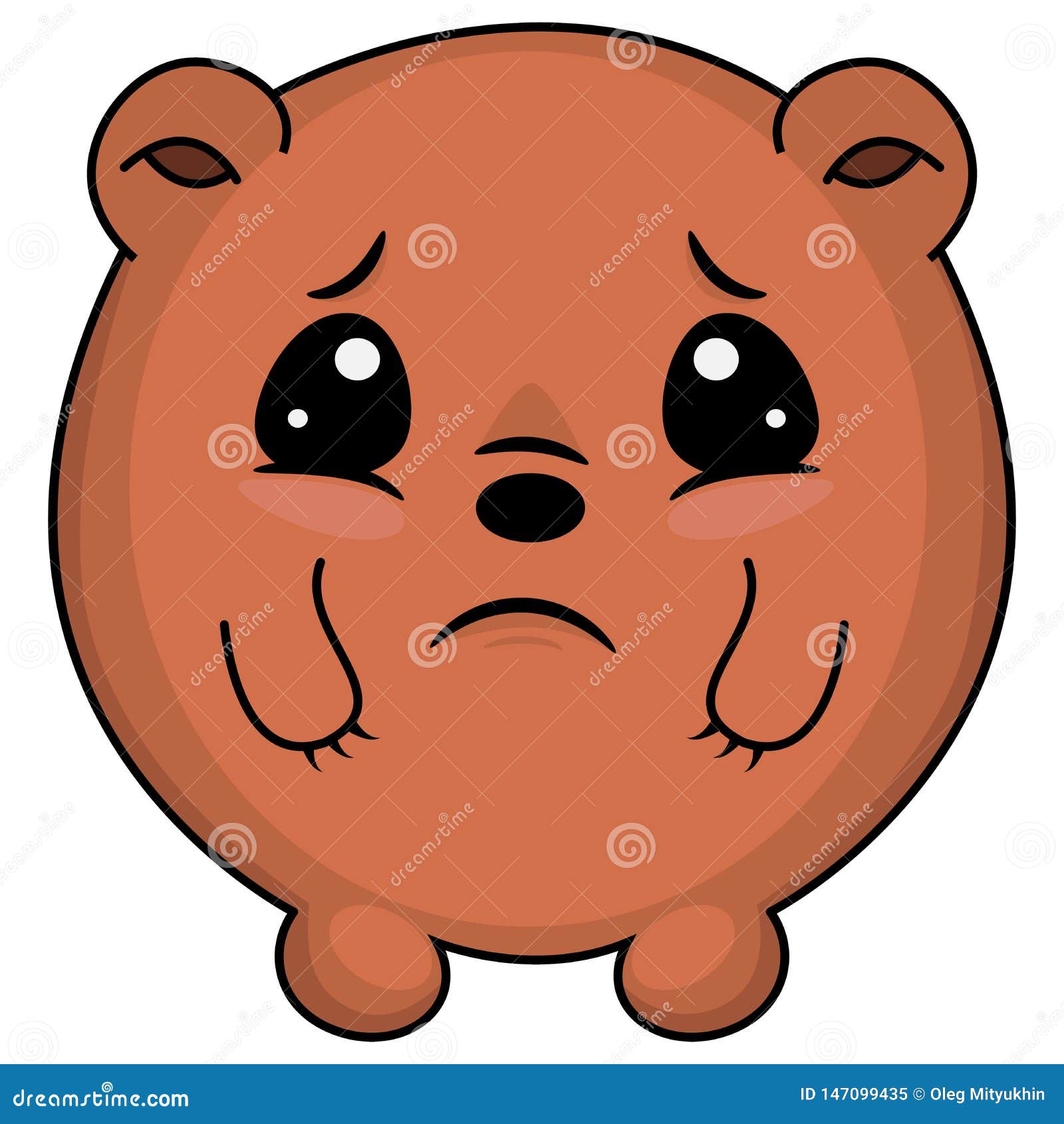 Cute Cartoon Bear Emotions Icon. Brown Character Happy Smiling Bear Drawing  Mammal Teddy Smile. Cheerful Mascot Cartoon Bear Grizzly, Young, Baby  Animal Zoo Royalty Free SVG, Cliparts, Vectors, and Stock Illustration.  Image