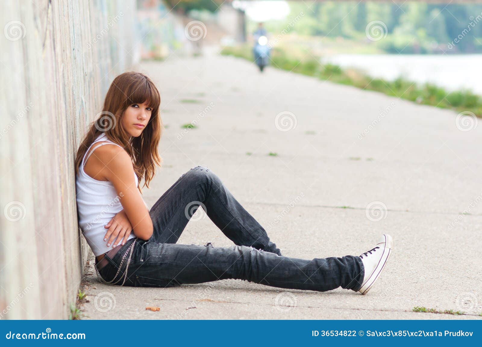 Teen Girl All Alone