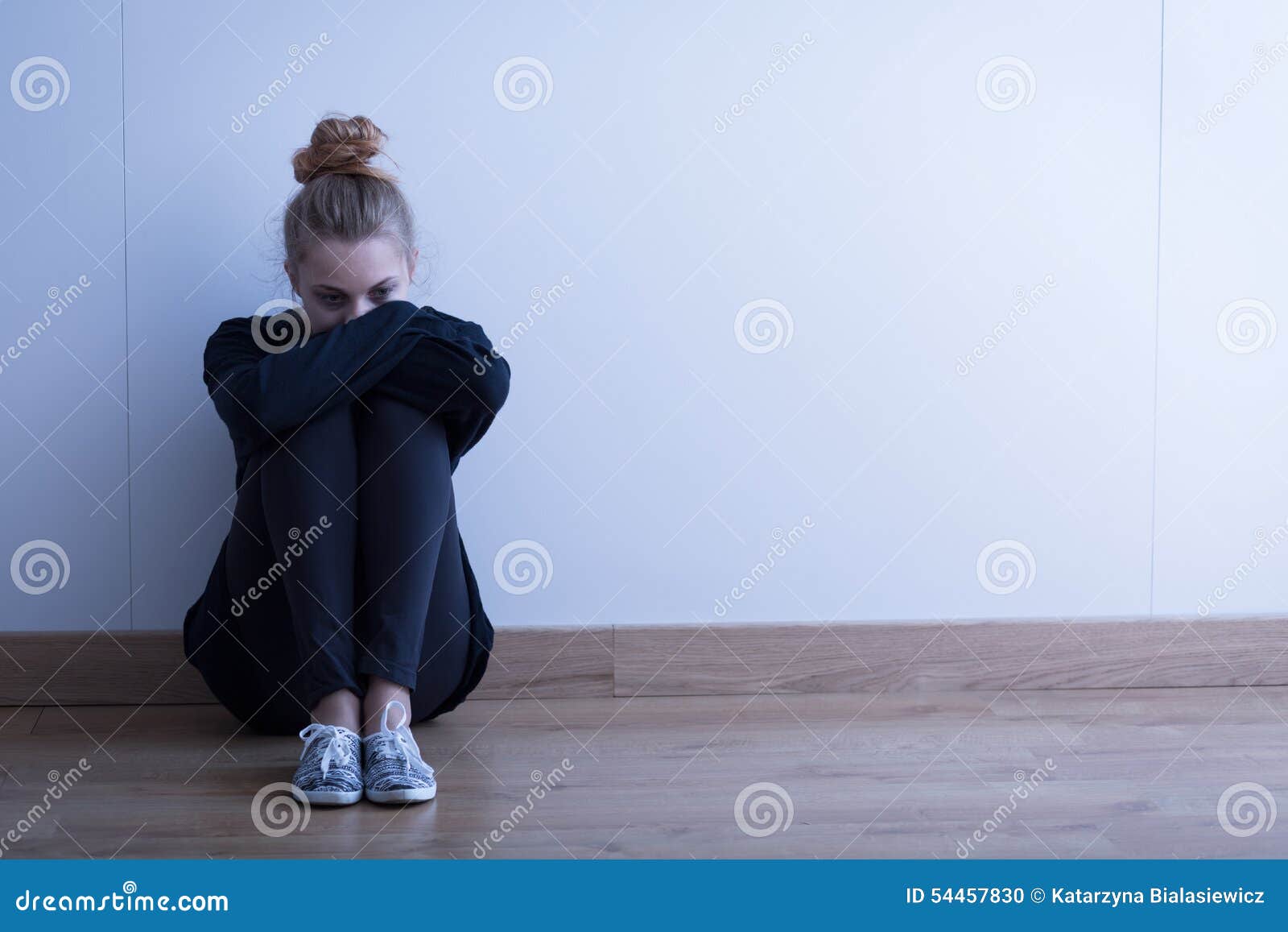 sad woman with depression