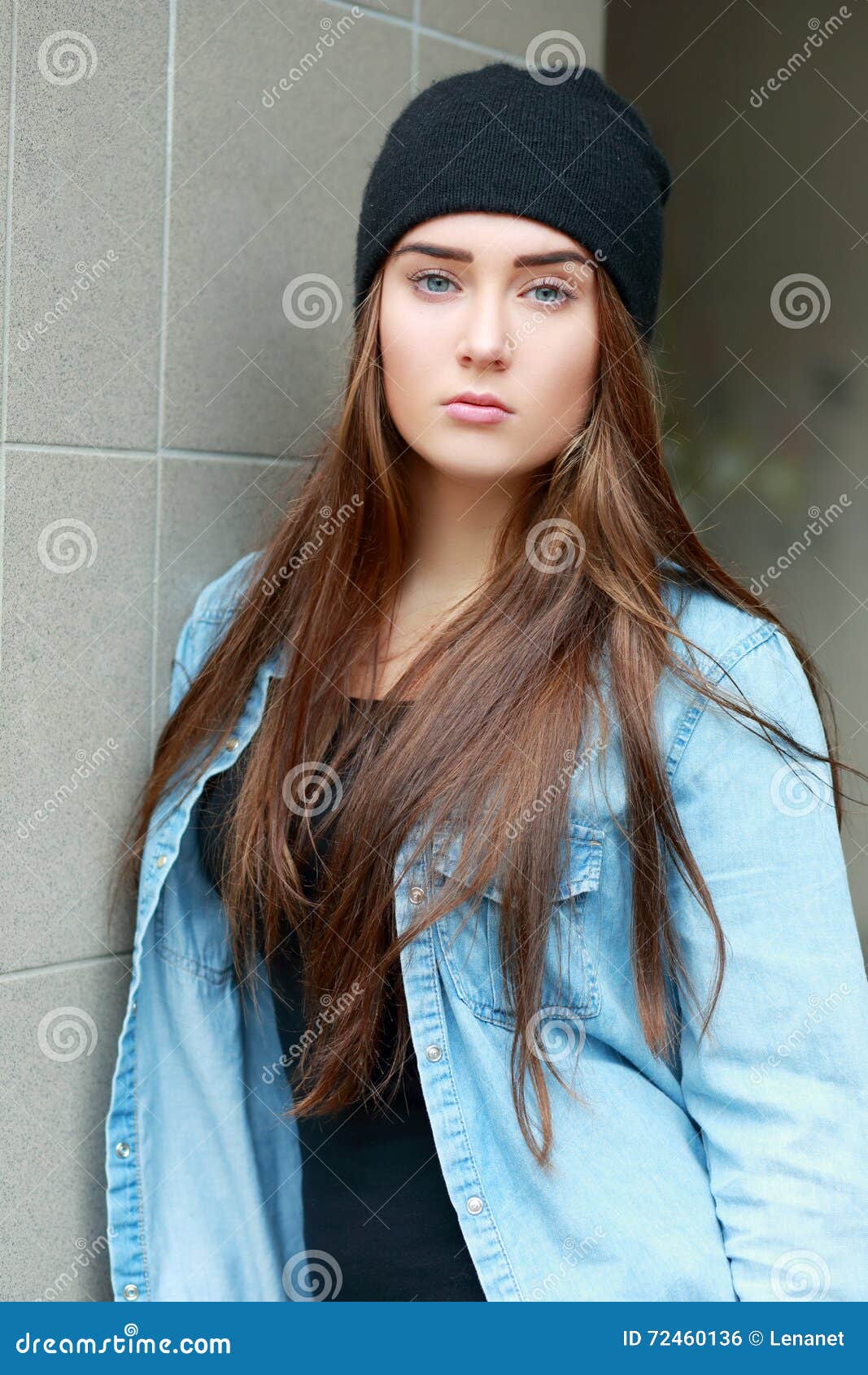 Sad young woman stock photo. Image of offended, loneliness - 72460136