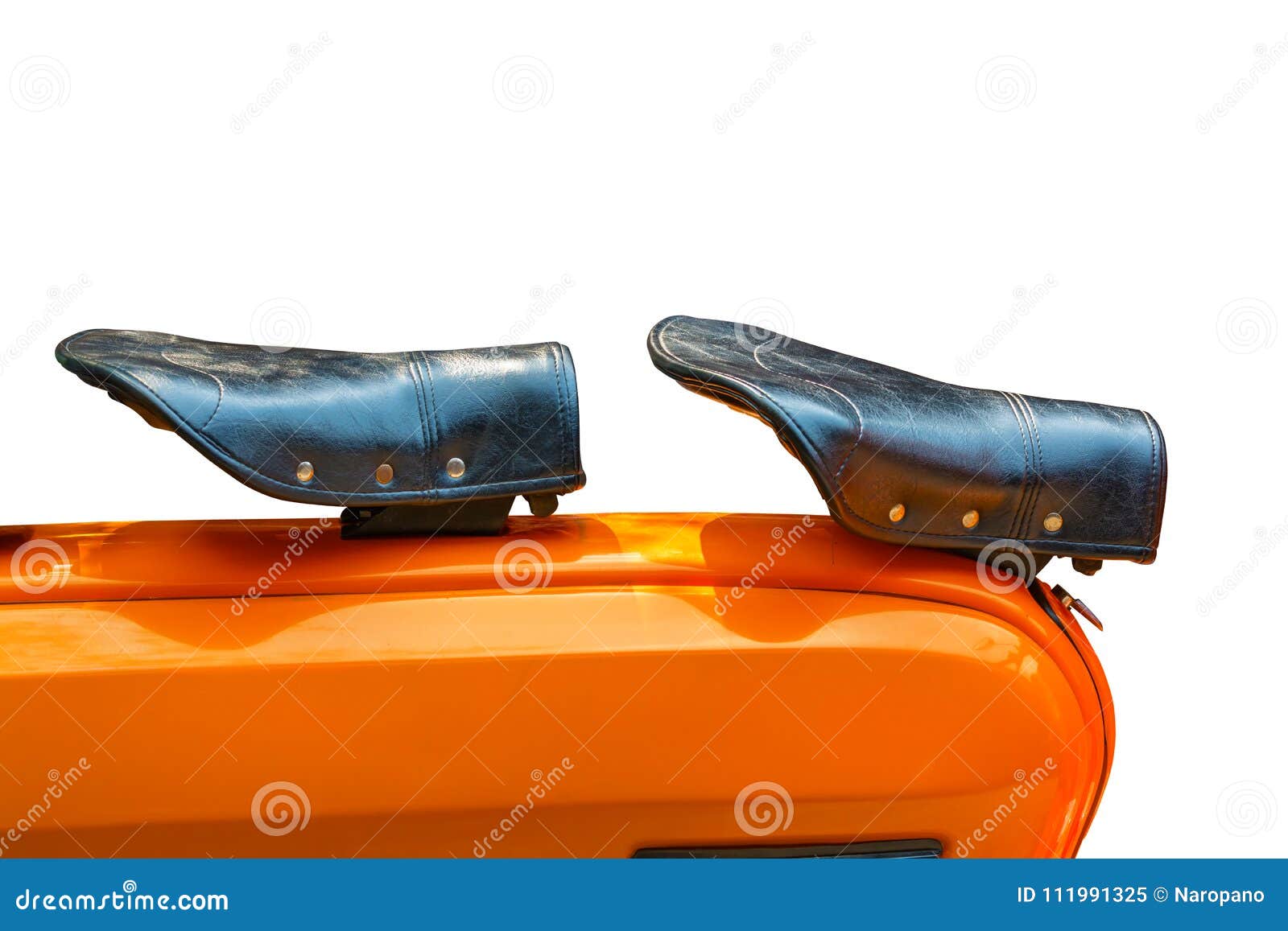 Saddle of a Motorcycle Isolated on White Stock Image Image of view
