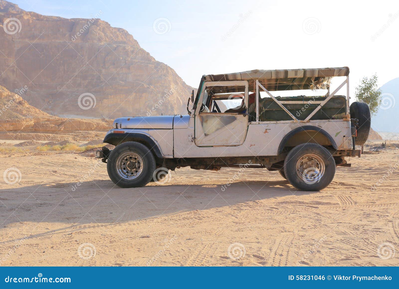 Offroad SUV Jeep in the Desert of Egypt Stock Photo Image of vehicle