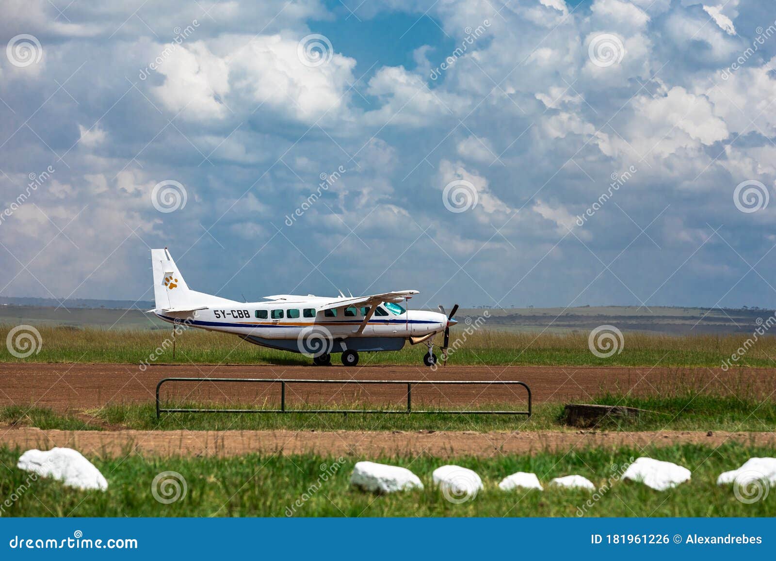 Safari Plane in the Savannah Editorial Photo Image of wildlife