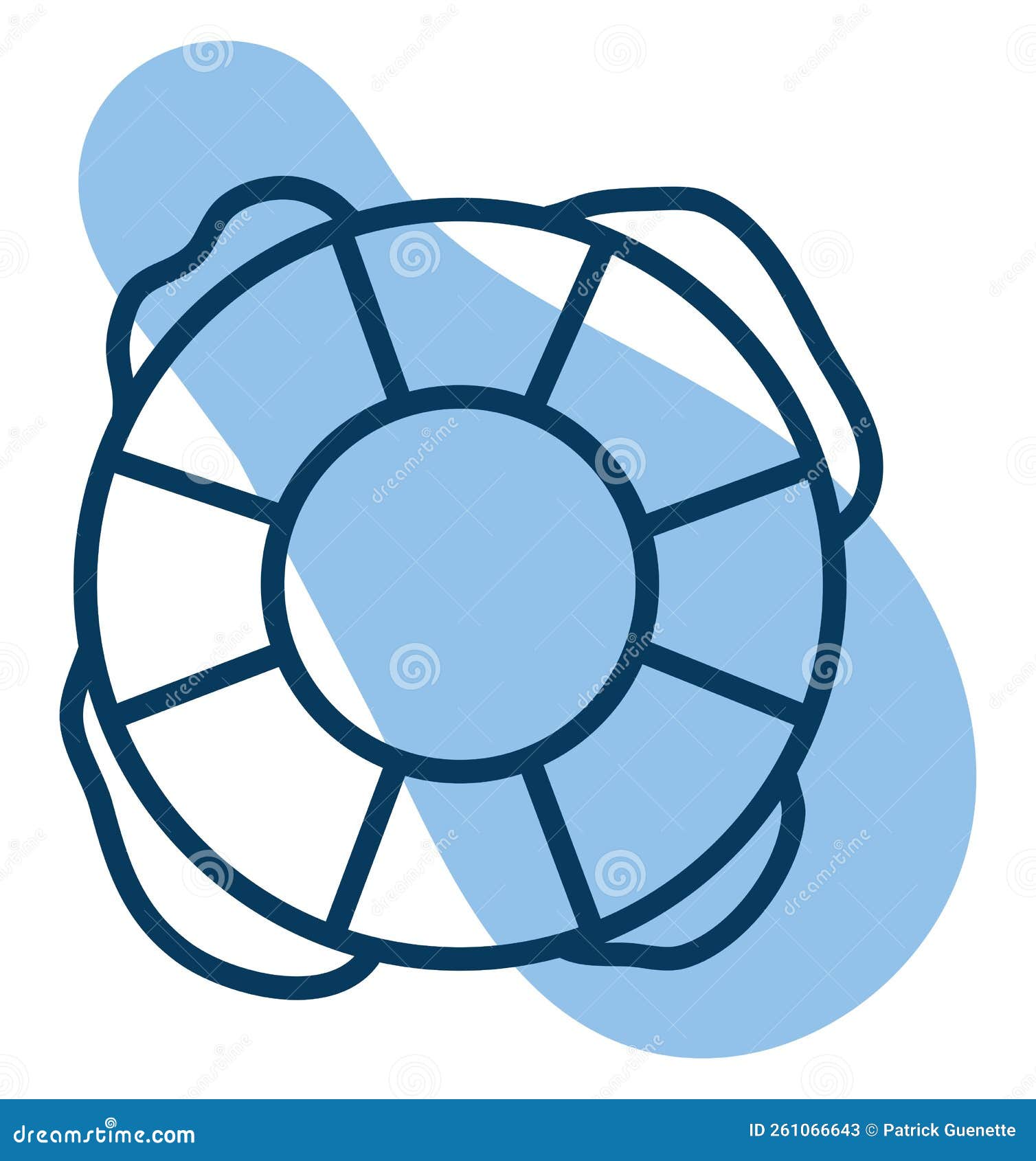 Safe belt, icon stock vector. Illustration of isolated 261066643