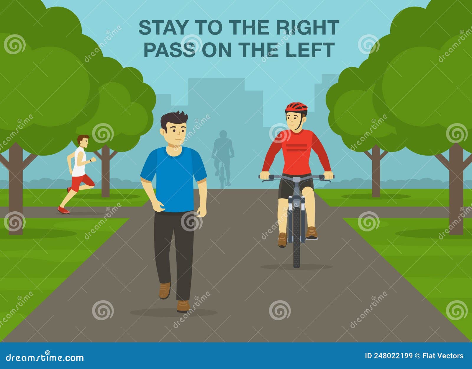 Safe Bicycle Riding Rules and Tips. Stay To the Right, Pass on the Left