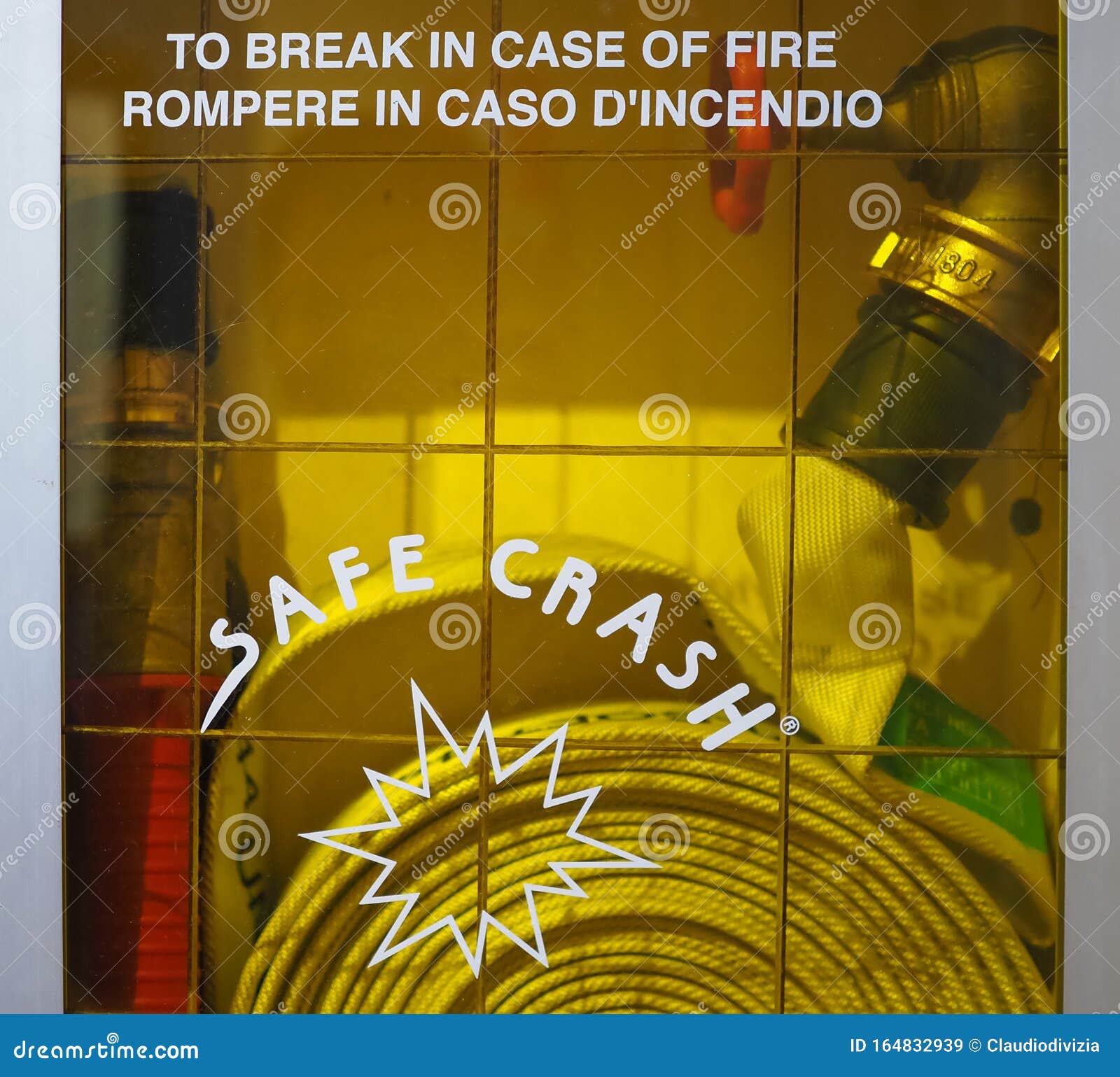 safe crash fire hose cabinet