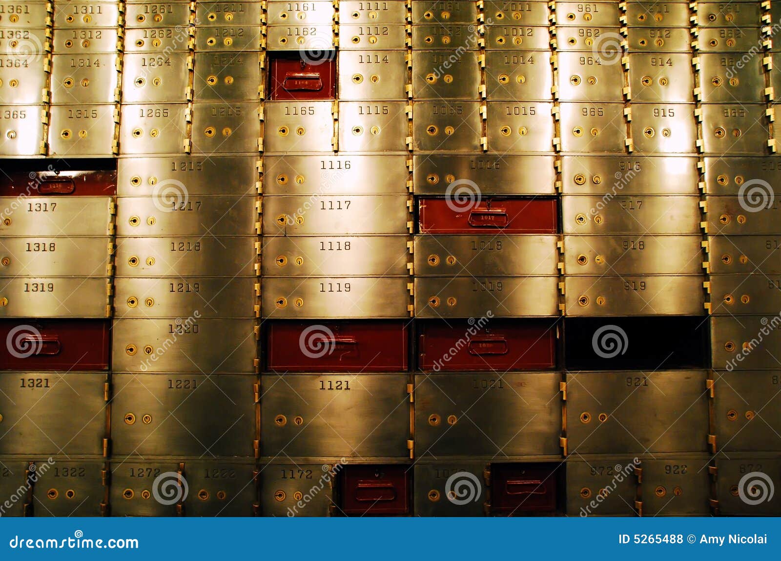 safe deposit boxes