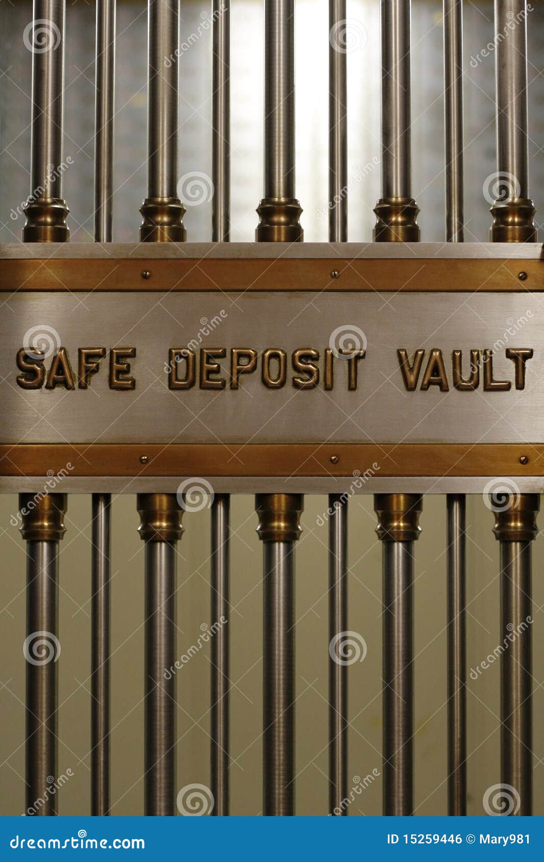 Safe Deposit Vault Vertical Stock Photo Image of depository, saving