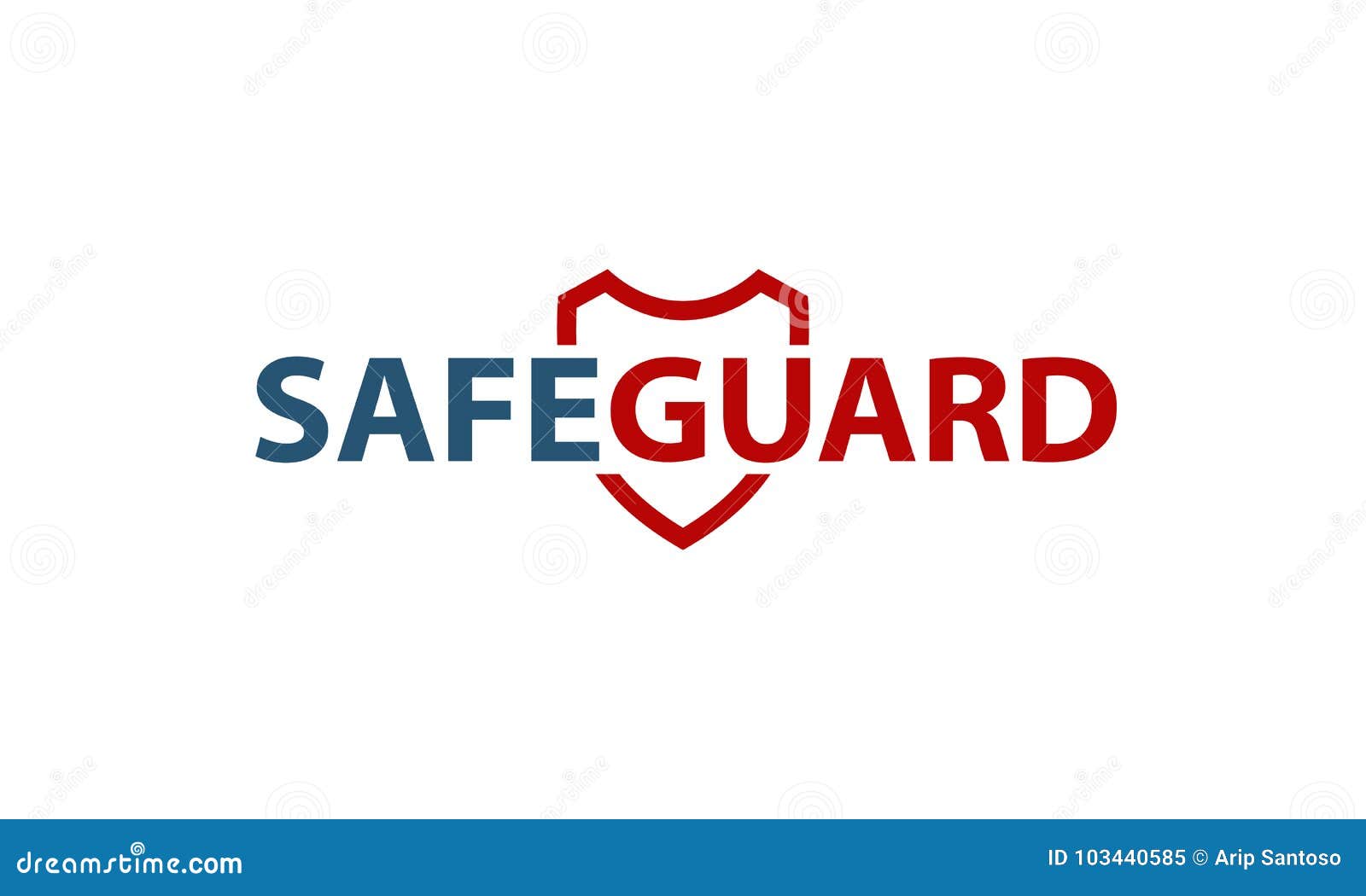 Safe Guard Template stock vector. Illustration of design 103440585