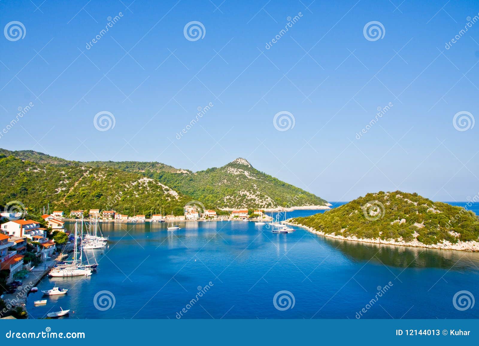 Safe Harbor stock image. Image of countries, vessel, catamaran 12144013