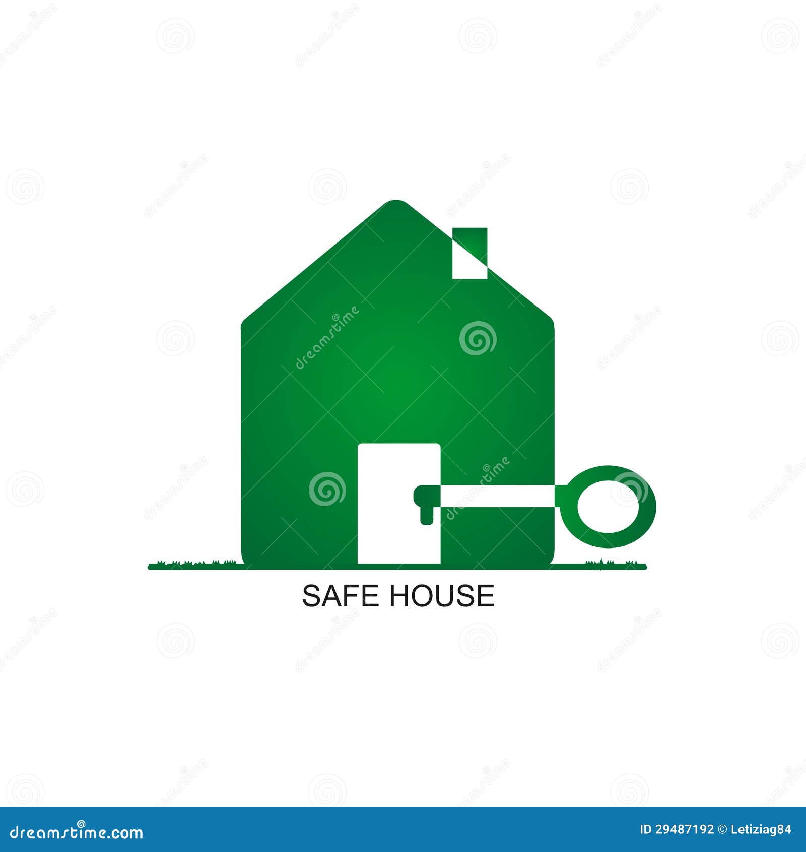 Safe house stock vector. Illustration of bolt, fireplace 29487192