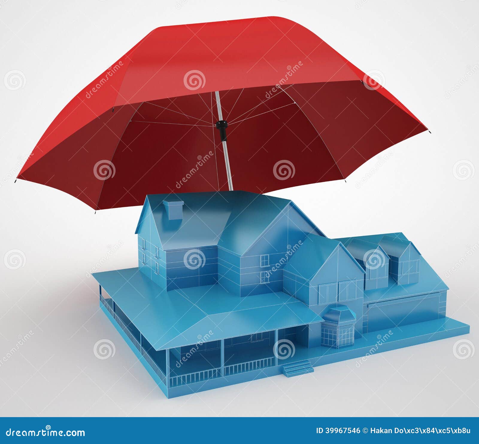 Safe House Concept stock illustration. Illustration of background
