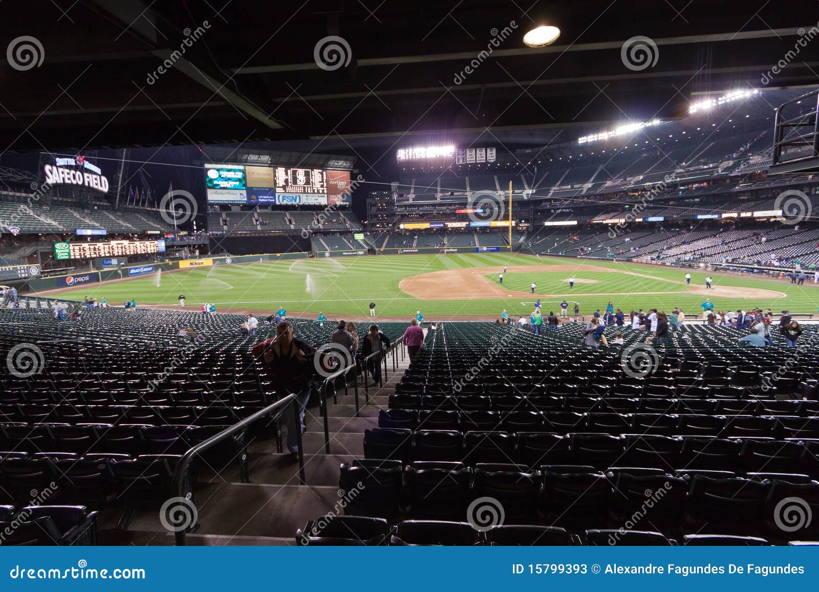 Safeco Field Stadium editorial stock photo. Image of washington 15799393