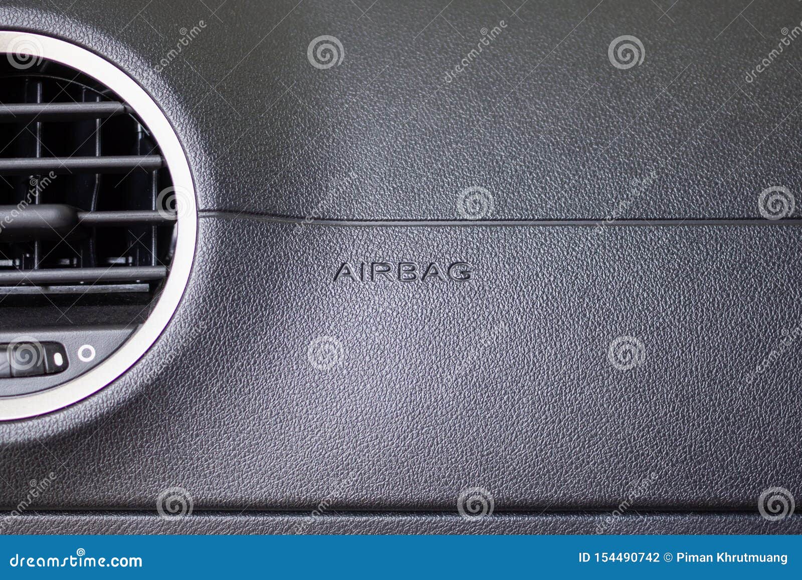 Safety Airbag Sign in Modern Car Stock Photo Image of auto, airbags