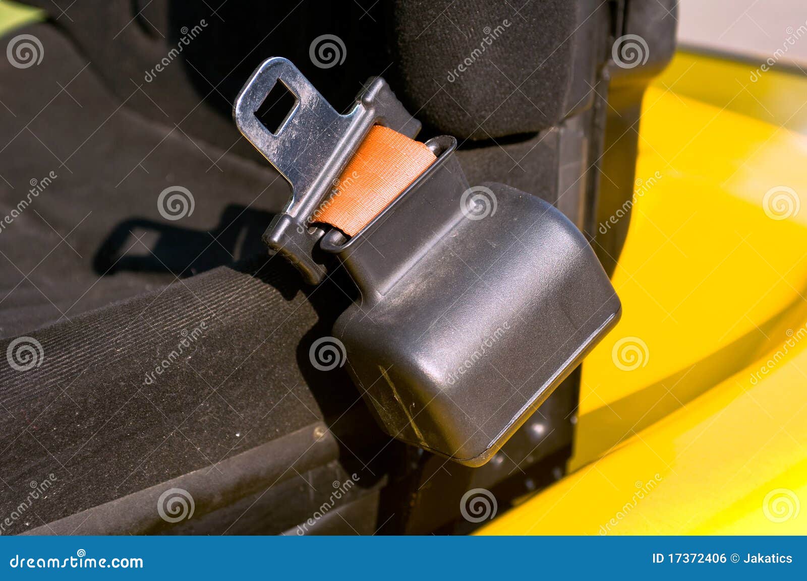 Safety belt of a forklift stock photo. Image of material 17372406
