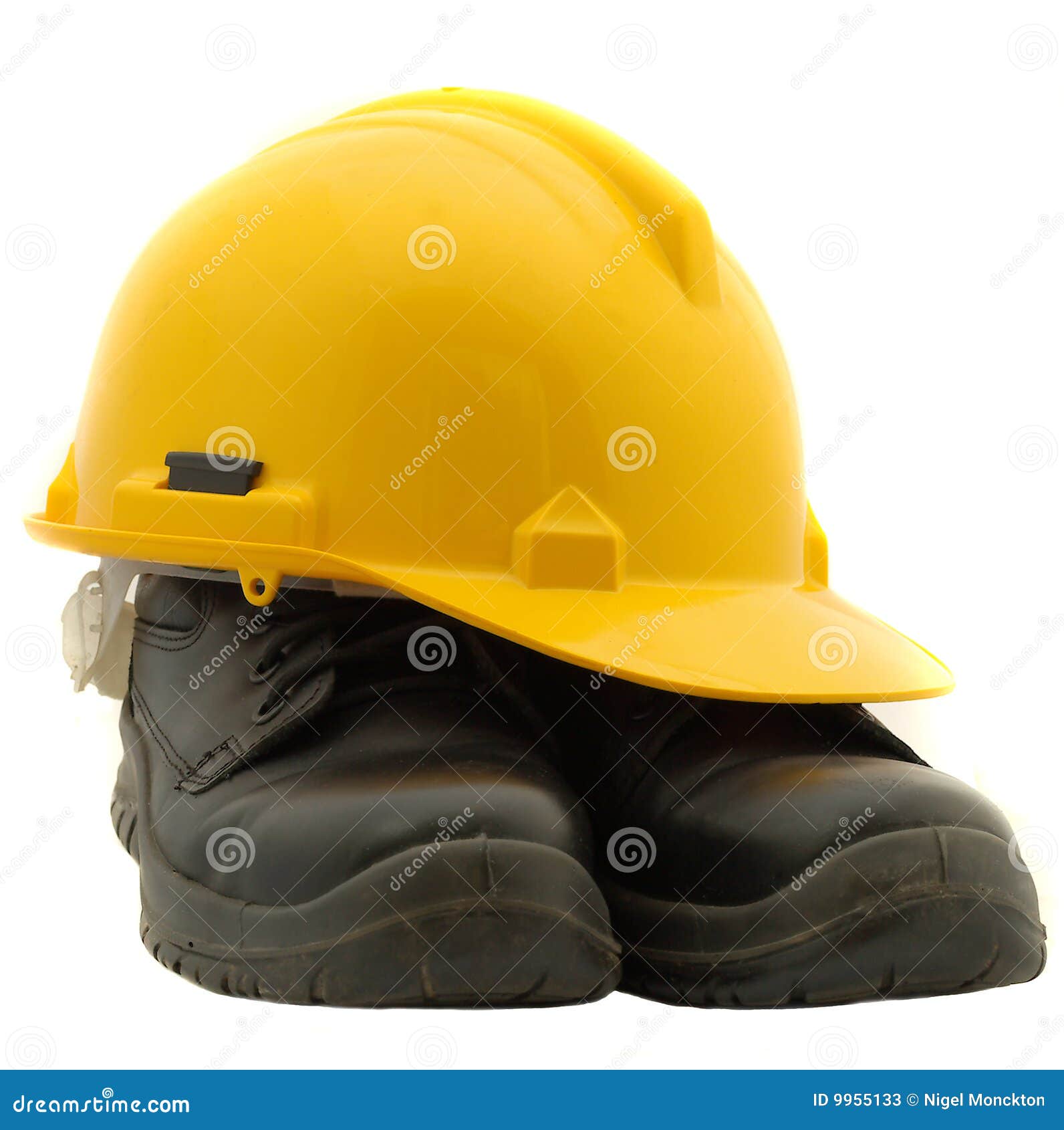 Safety Helmet and Safety Shoes Stock Image Image of shoe, shoes 9955133