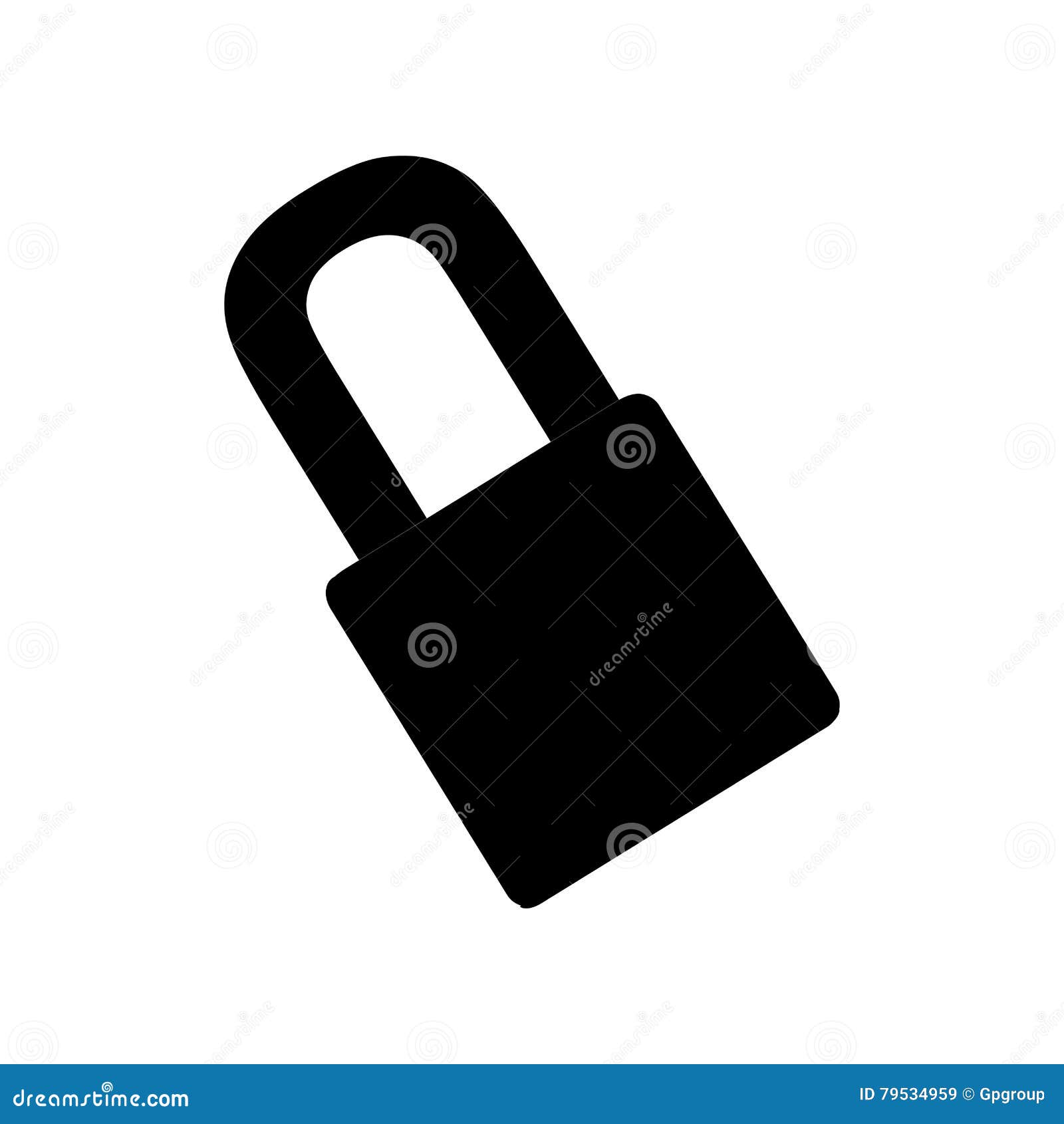 Safety lock icon image stock vector. Illustration of element 79534959